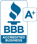 BBB Accredited Business, A plus rating