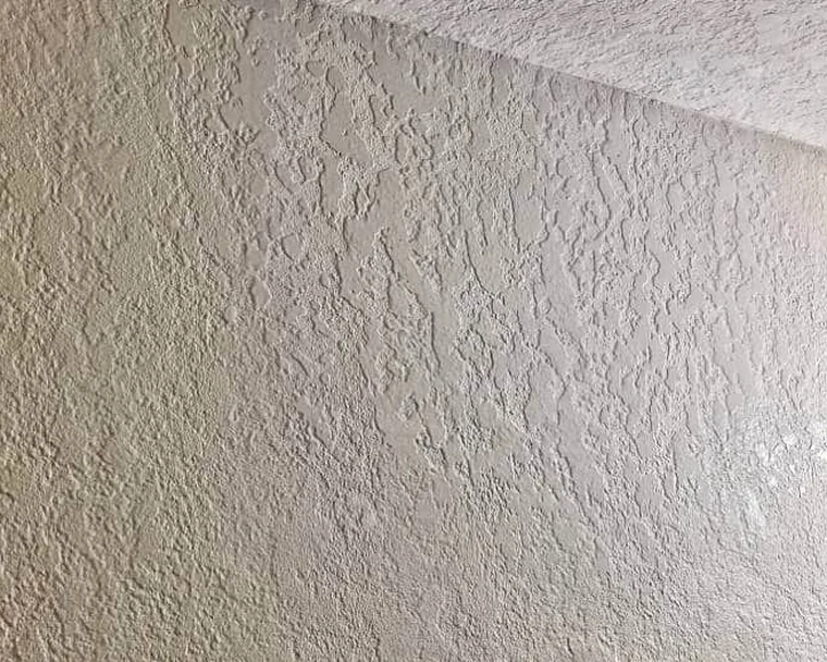 Messy Knockdown drywall texture